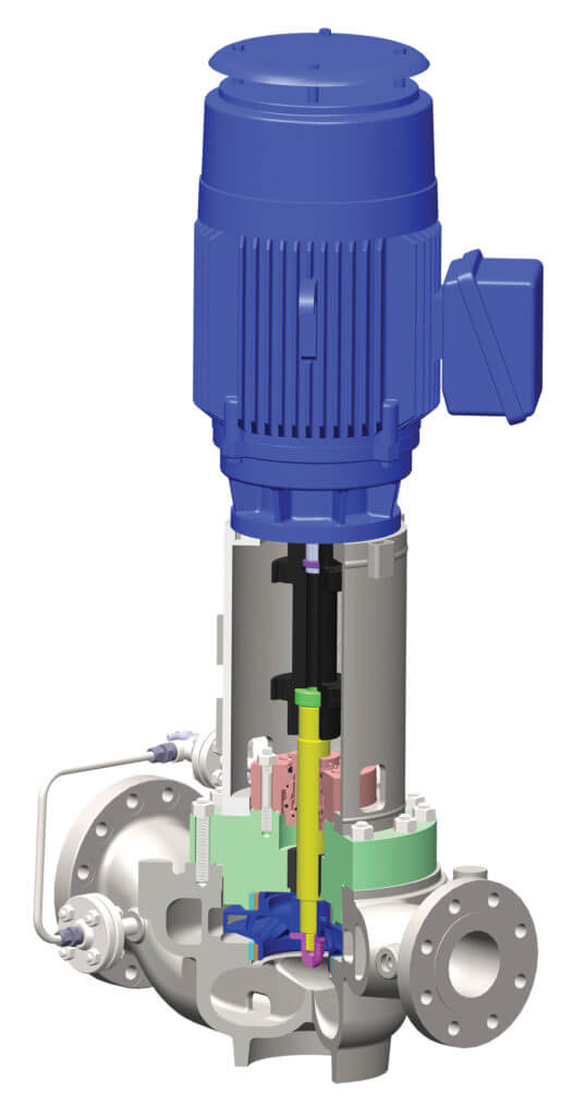 PUMPWORKS PWI OH4 VERTICAL IN-LINE PUMP (API 610)